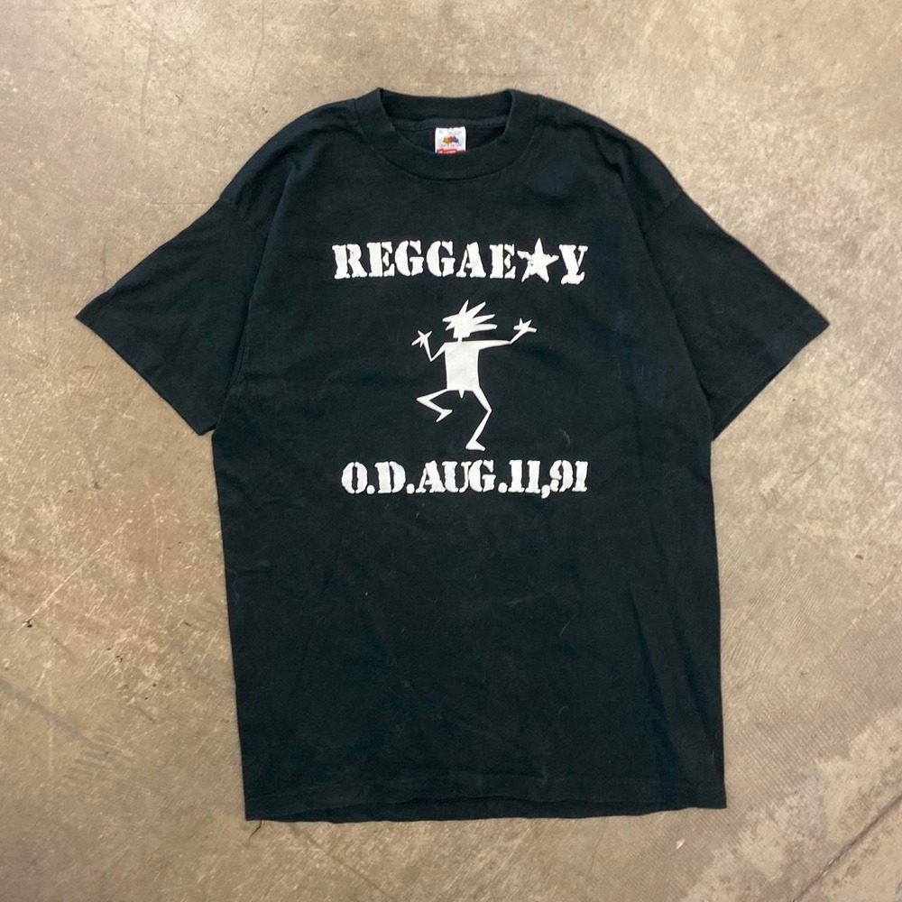 Vintage Reggae Music Festival 90s Single Stitch T-Shirt Size XL